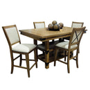 Steve Silver Furniture Britta Counter Height Dining Table with Pedestal Base BT700-TBL-K IMAGE 2