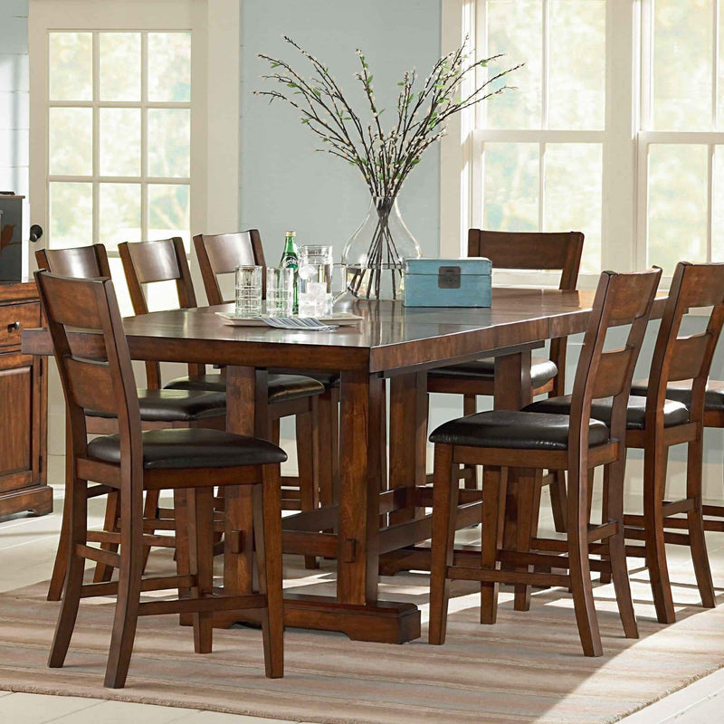 Steve Silver Furniture Zappa Counter Height Dining Table with Trestle Base ZP550PT IMAGE 2