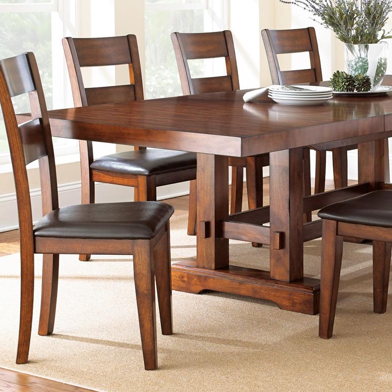Steve Silver Furniture Zappa Dining Table with Trestle Base ZP700T IMAGE 3