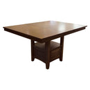 Steve Silver Furniture Square Kayan Counter Height Dining Table with Pedestal Base KY550PB/KY550PT IMAGE 1