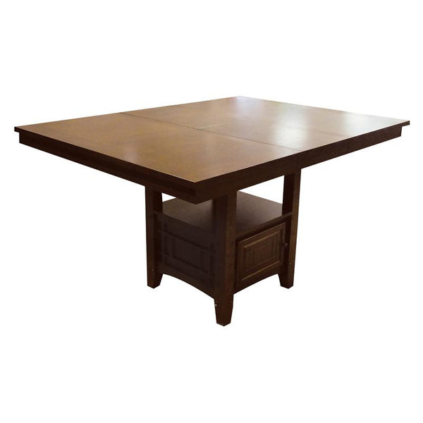 Steve Silver Furniture Square Kayan Counter Height Dining Table with Pedestal Base KY550PB/KY550PT IMAGE 1