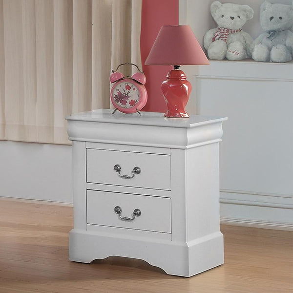 Acme Furniture Louis Philippe III 2-Drawer Nightstand 24503 IMAGE 1