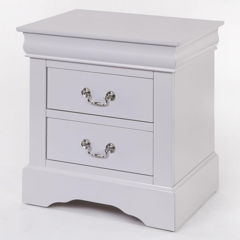 Acme Furniture Louis Philippe III 2-Drawer Nightstand 24503 IMAGE 2