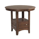  Elements International Round Max Counter Height Dining Table with Pedestal Base DMX100DT IMAGE 3