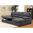 Furniture of America Alcester CM6908BK-SET Sectional IMAGE 5