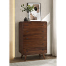 Coaster Furniture Robyn 205135 5-Drawer Bedroom Chest of Drawers - Dark Walnut IMAGE 9