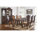 Steve Silver Furniture Angelina Dining Table with Pedestal Base AG486TT/AG486TB IMAGE 1