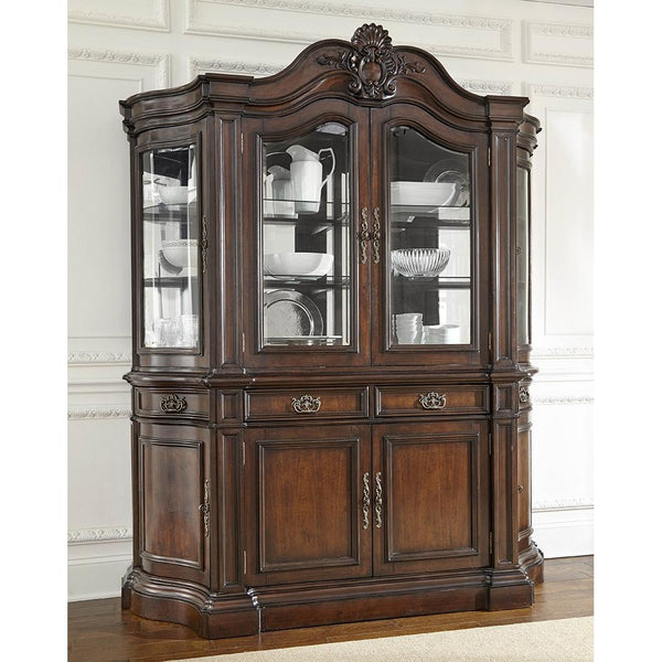 Steve Silver Furniture Angelina 2 pc China Cabinet AG486B/AG486H IMAGE 1
