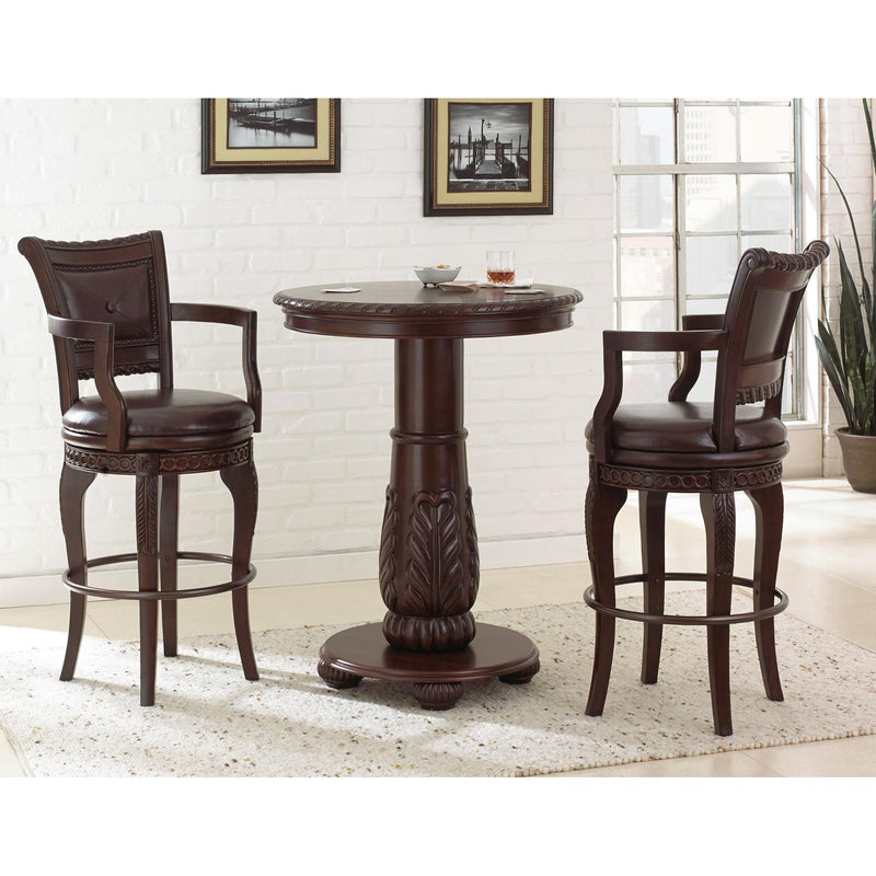 Steve Silver Furniture Round Antoinette Pub Height Dining Table with Pedestal Base AY300PTT/AY300PTB IMAGE 4