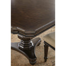 Steve Silver Furniture Vivaldi Dining Table with Pedestal Base VV500T/VV500TB IMAGE 2