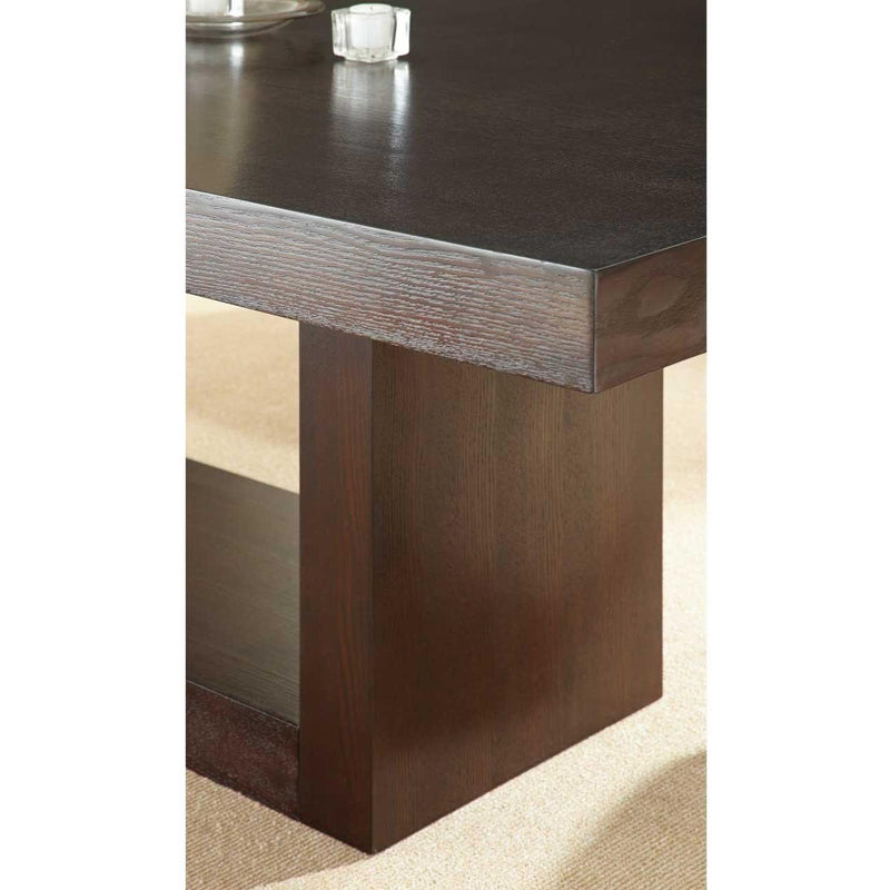 Steve Silver Furniture Antonio Dining Table with Pedestal Base AT500TN/AT500BN IMAGE 2
