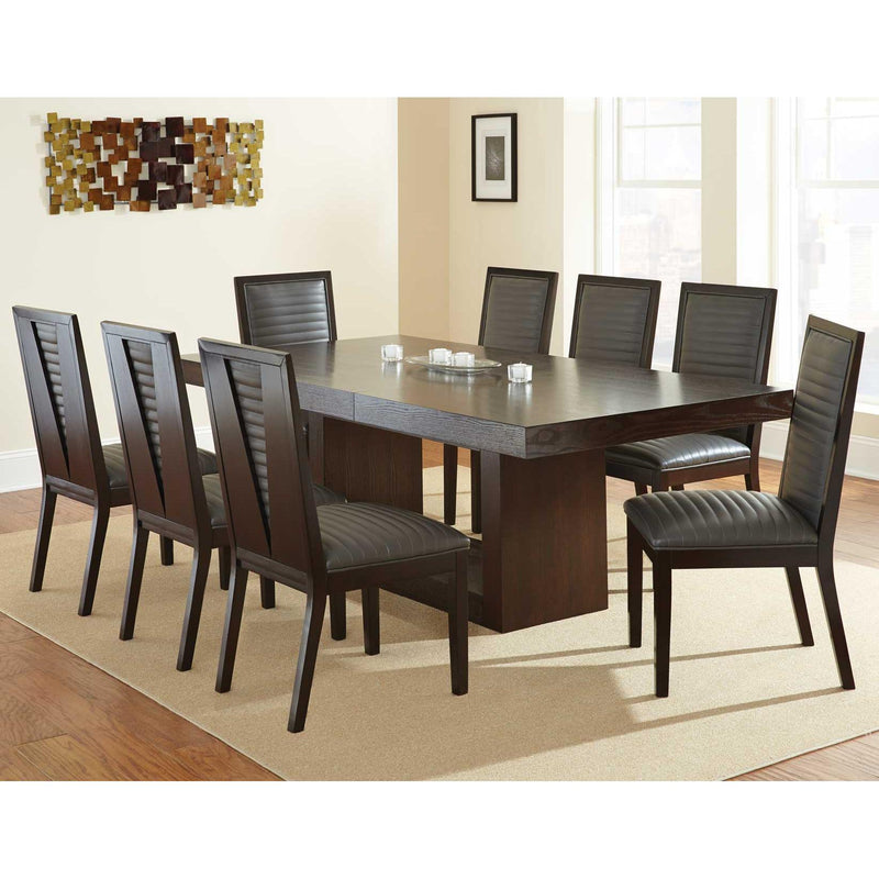 Steve Silver Furniture Antonio Dining Table with Pedestal Base AT500TN/AT500BN IMAGE 3