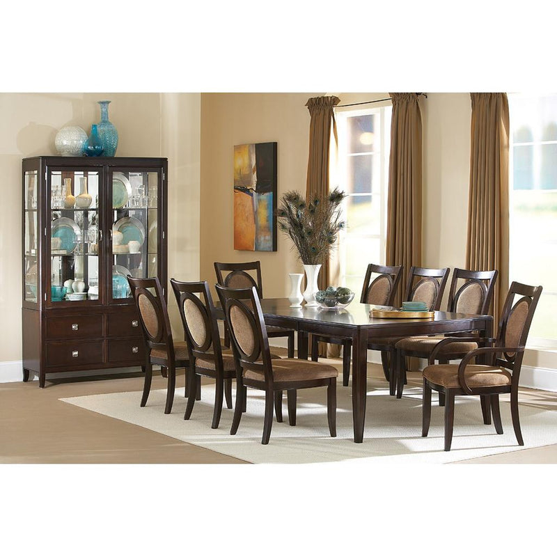 Steve Silver Furniture Montblanc 2 pc China Cabinet MB700CB/MB700CT IMAGE 2