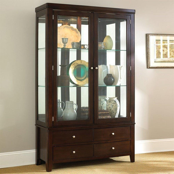 Steve Silver Furniture Wilson 2 pc China Cabinet WL500B/WL500H IMAGE 1