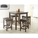 Steve Silver Furniture Aberdeen 5 pc Counter Height Dinette AB3636B IMAGE 1