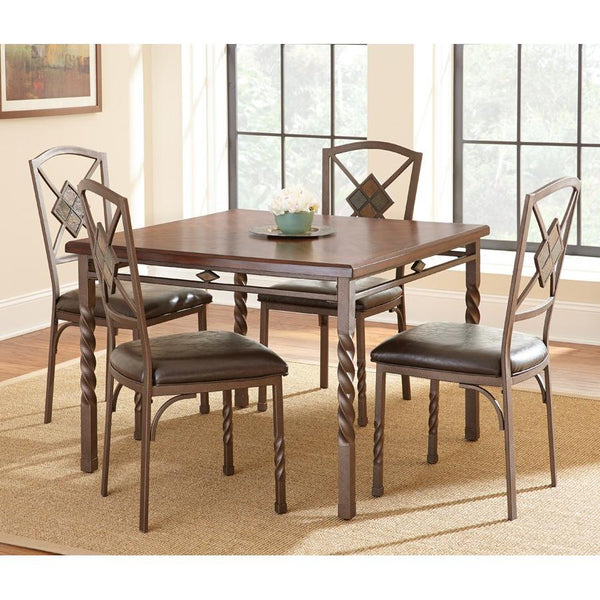 Steve Silver Furniture Square Annabella Dining Table AB420T IMAGE 1