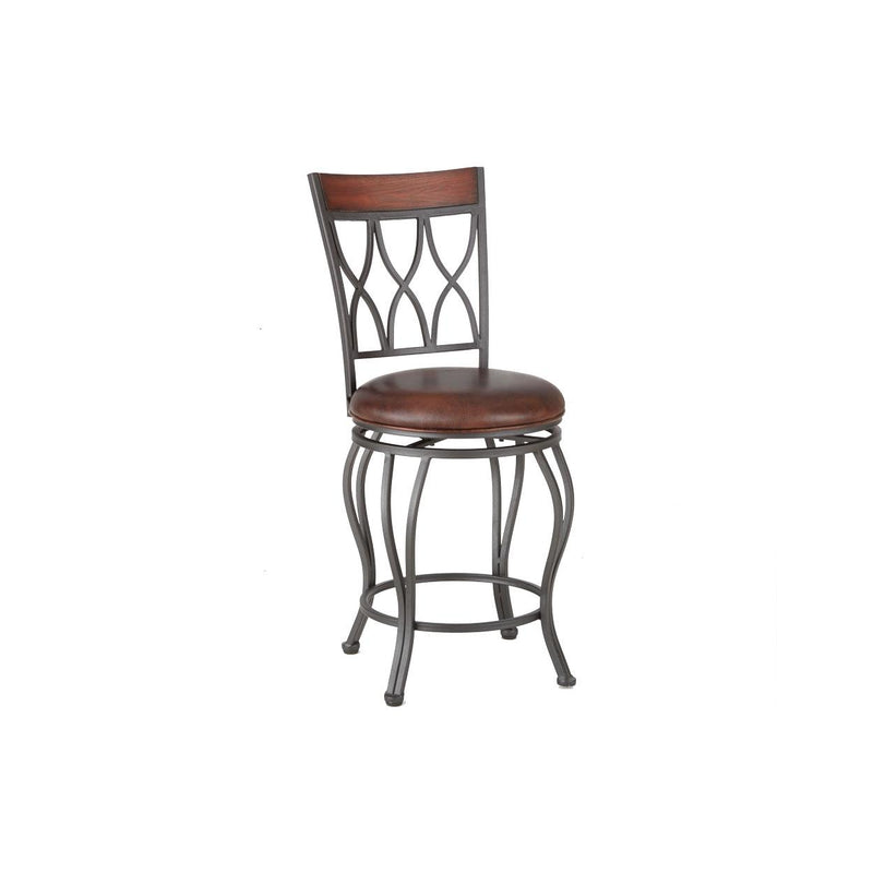 Steve Silver Furniture Wallen Counter Height Stool Wallen WA600SCC Swivel Counter Stool IMAGE 1