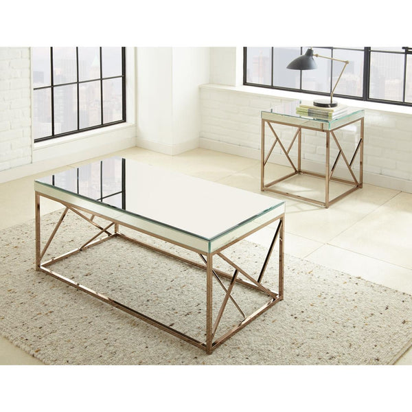 Steve Silver Furniture Evelyn Occasional Table Set EV200C/EV200E IMAGE 1