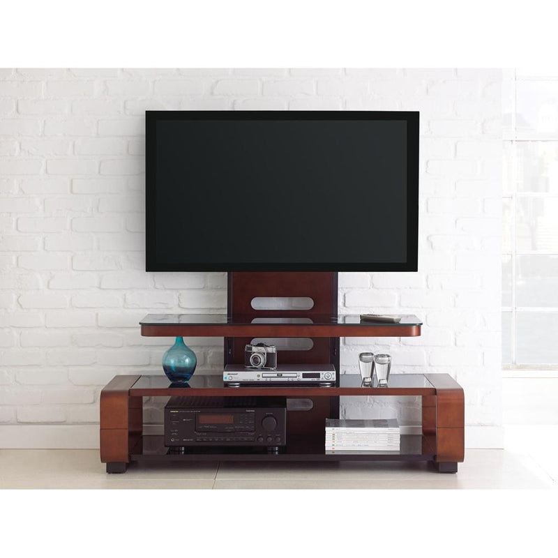 Steve Silver Furniture Kirkman Flat Panel TV Stand with Cable Management KM5220TV/KM5021MB IMAGE 1
