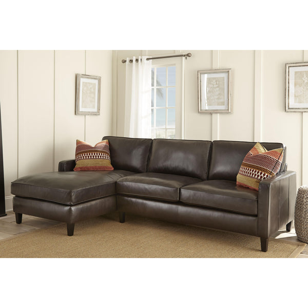Steve Silver Furniture Anguilla Stationary Leather 2 pc Sectional AN950CH/AN950RAL IMAGE 1