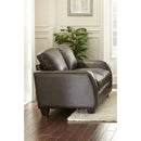 Steve Silver Furniture Coltrane Stationary Leather Loveseat CT900L IMAGE 1