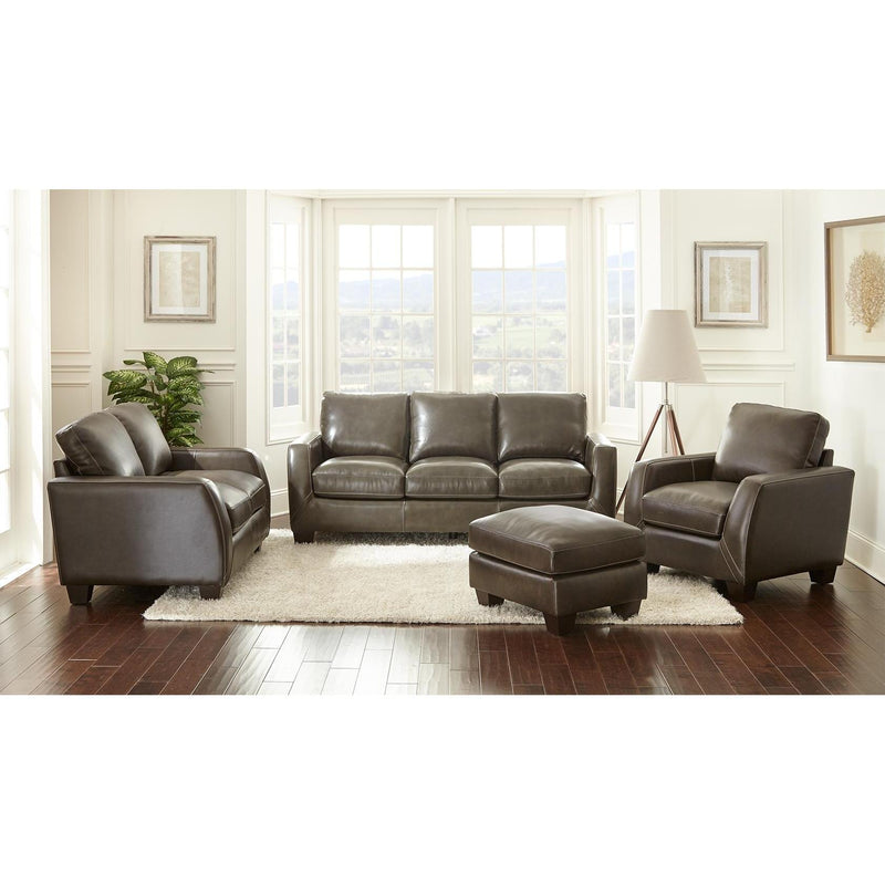 Steve Silver Furniture Coltrane Leather Ottoman CT900T IMAGE 2