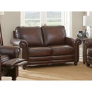 Steve Silver Furniture Ellington Stationary leather Loveseat ET900L IMAGE 1