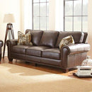 Steve Silver Furniture Escher Stationary Leather Sofa SR810S IMAGE 1