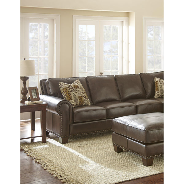 Steve Silver Furniture Escher Stationary Leather Sofa SR850LAF IMAGE 1