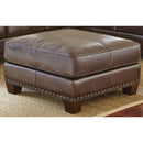 Steve Silver Furniture Escher Leather Ottoman SR850T IMAGE 1