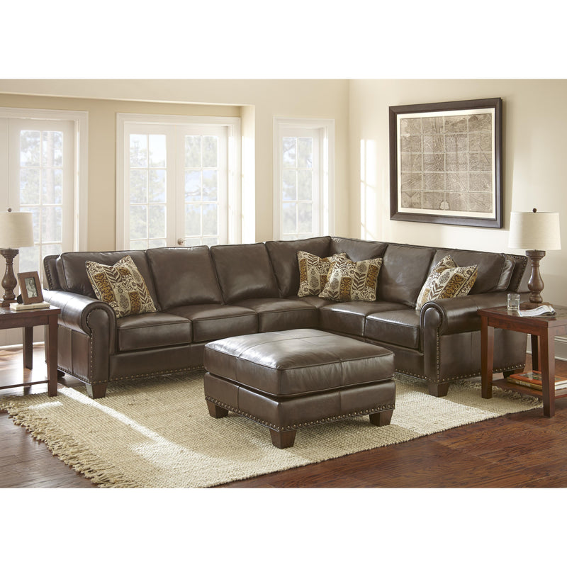 Steve Silver Furniture Escher Leather Ottoman SR850T IMAGE 2