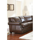 Steve Silver Furniture Henry Stationary Leather Loveseat HY900LAL IMAGE 1