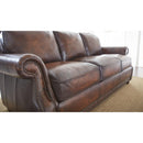 Steve Silver Furniture Jamestown Stationary Leather Sofa JT800S IMAGE 2