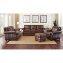 Steve Silver Furniture Jamestown Stationary Leather Loveseat JT800L IMAGE 2