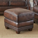 Steve Silver Furniture Jamestown Leather Ottoman JT800T IMAGE 1