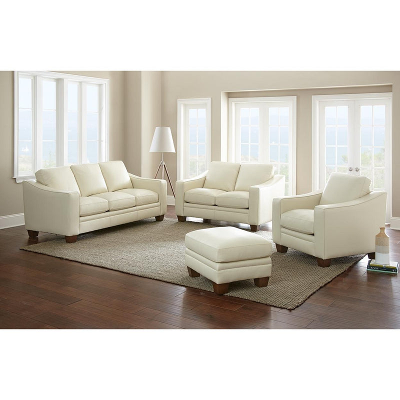 Steve Silver Furniture Pavarotti Leather Ottoman VT900T IMAGE 2
