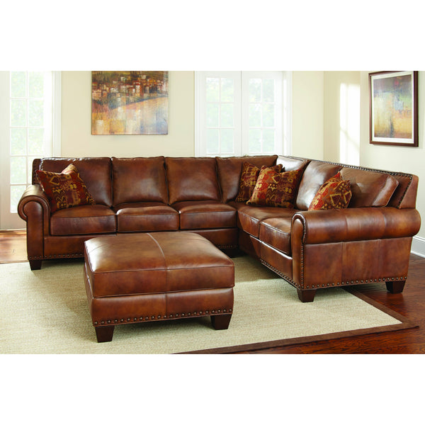 Steve Silver Furniture Silverado Stationary Leather 2 pc Sectional SR960LAF/SR960RAF IMAGE 1