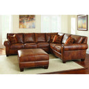 Steve Silver Furniture Silverado Leather Ottoman SR960T IMAGE 2