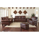 Steve Silver Furniture Troy Stationary Leather Sofa TY950S IMAGE 2