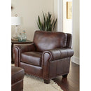 Steve Silver Furniture Troy Stationary Leather Chair TY950C IMAGE 1
