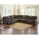 Steve Silver Furniture Rollins Power Reclining Leather 6 pc Sectional RL850PLAF/RL850AC/RL850WE/RL850PAR/RL850CN/RL850PRAF IMAGE 1