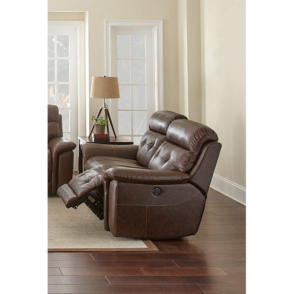 Steve Silver Furniture Orissa Reclining Leather loveseat OS850L IMAGE 1