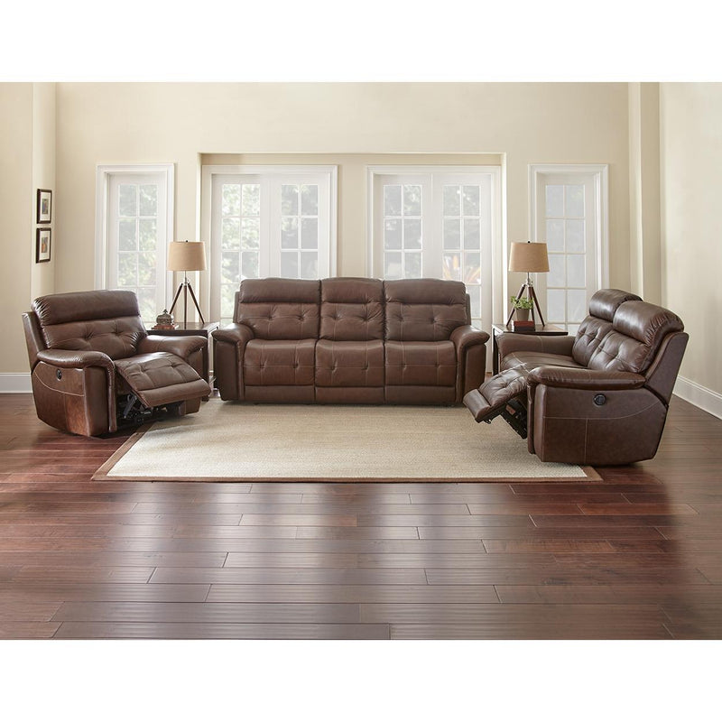 Steve Silver Furniture Orissa Reclining Leather loveseat OS850L IMAGE 3