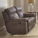 Steve Silver Furniture Rocco Reclining Fabric Loveseat RC850L IMAGE 1