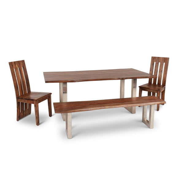Steve Silver Furniture Riverwood Dining Table with Trestle Base RV350D IMAGE 1