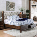  Furniture of America Hutchinson Queen Bed with Storage CM7577DR-Q-BED IMAGE 1