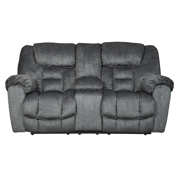  Signature Design by Ashley Capehorn Reclining Fabric Loveseat 7690294 IMAGE 1