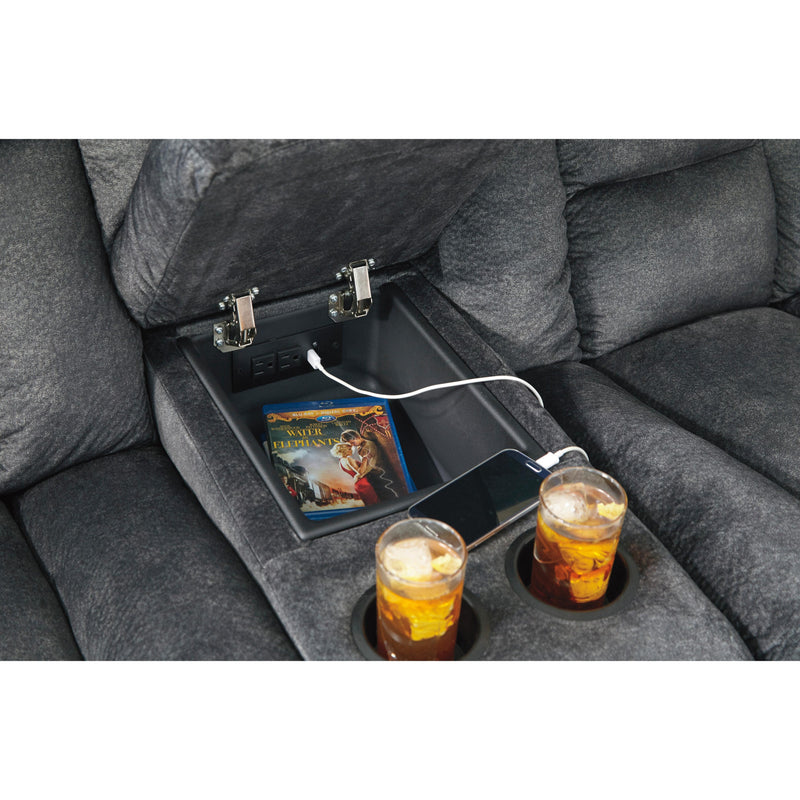  Signature Design by Ashley Capehorn Reclining Fabric Loveseat 7690294 IMAGE 5