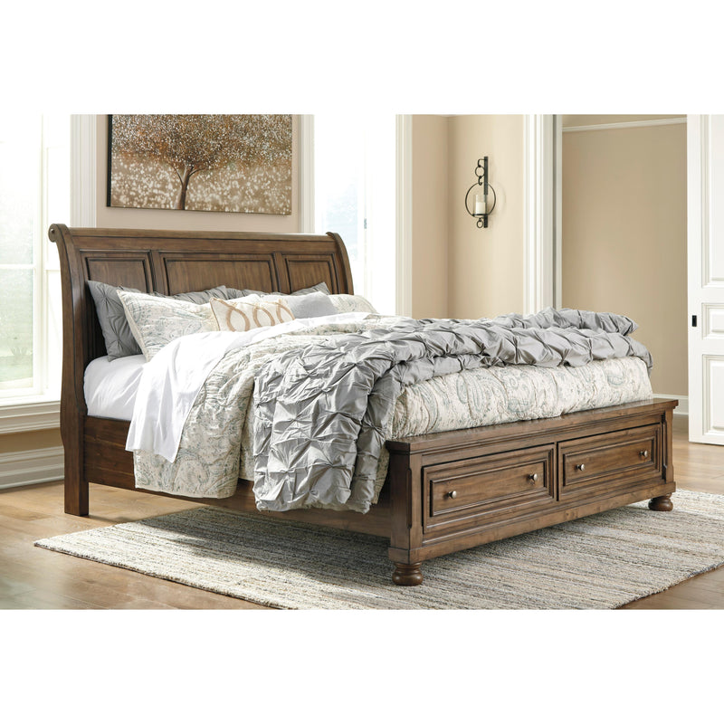  Signature Design by Ashley Flynnter Queen Sleigh Bed with Storage B719-77/B719-74/B719-98 IMAGE 2