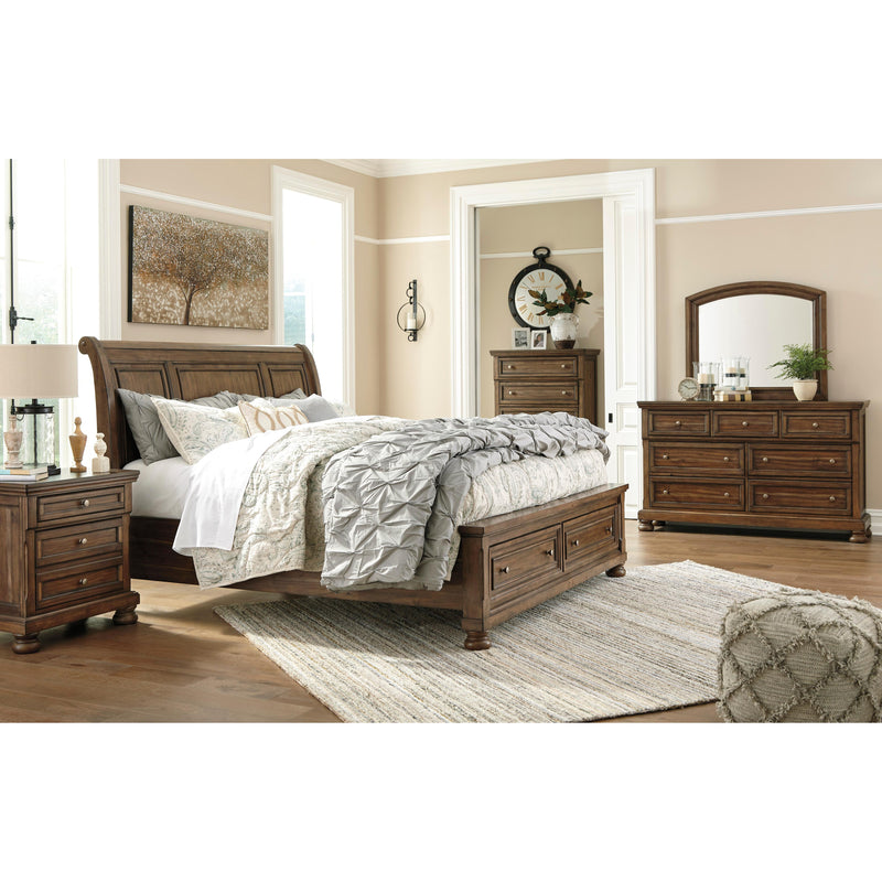  Signature Design by Ashley Flynnter Queen Sleigh Bed with Storage B719-77/B719-74/B719-98 IMAGE 9